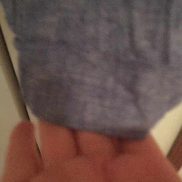 Blue elastic waist pant M - Picture 3 of 5